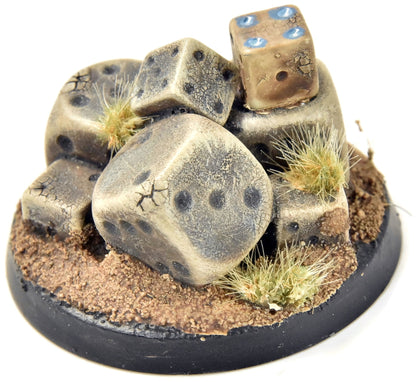 WARHAMMER Dice Objectives Marker #1 PRO PAINTED 40mm base