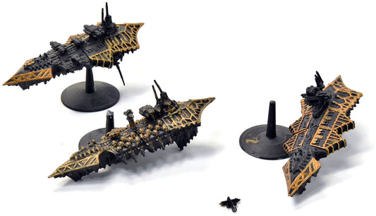 BATTLEFLEET GHOTIC Lot #1 METAL Warhammer 40K Chaos Styx Class Cruiser