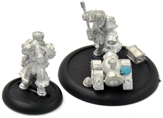 WARMACHINE Khador Winter Guard Mortar Crew #1 METAL
