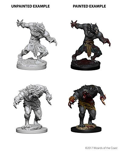D&D Unpainted Minis Wv4 Werewolves