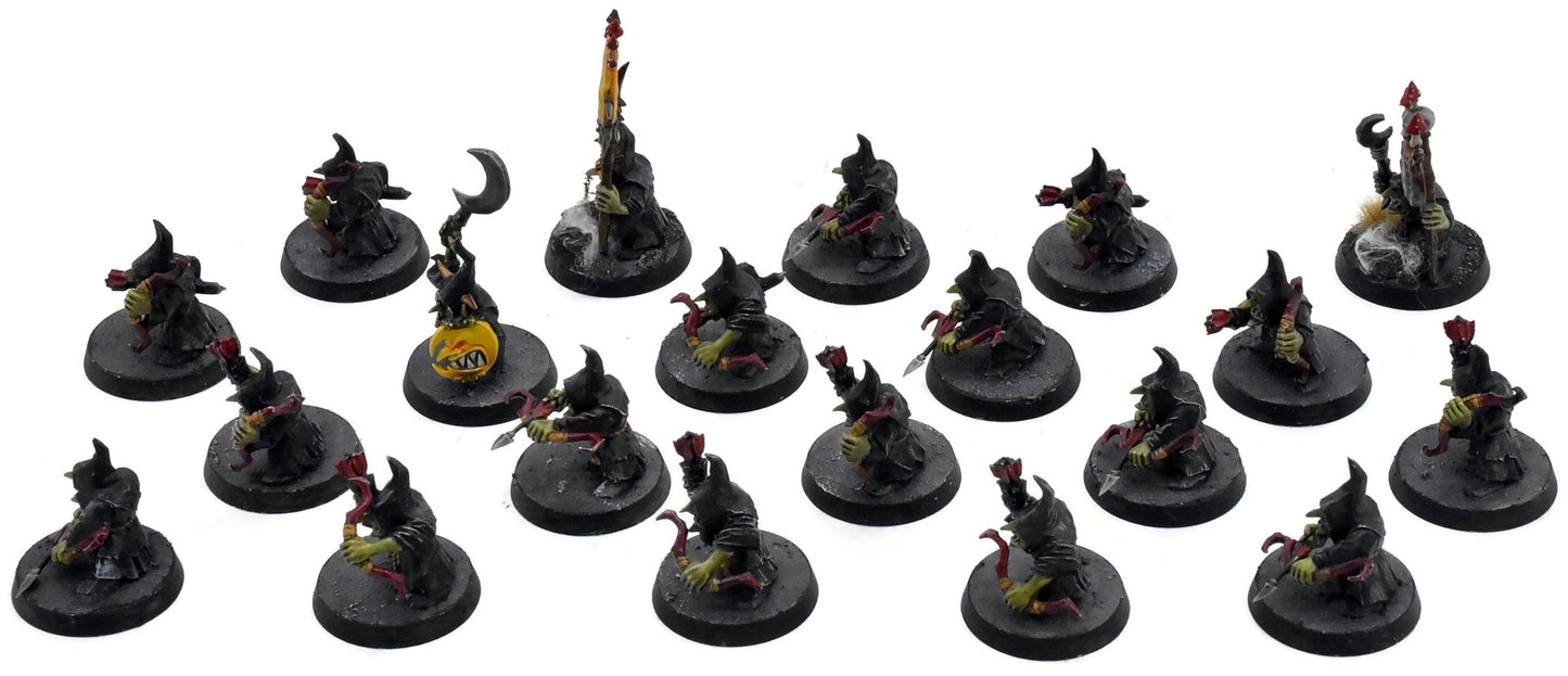 GLOOMSPITE GITZ 20 Shootas #1 WELL PAINTED Warhammer Sigmar
