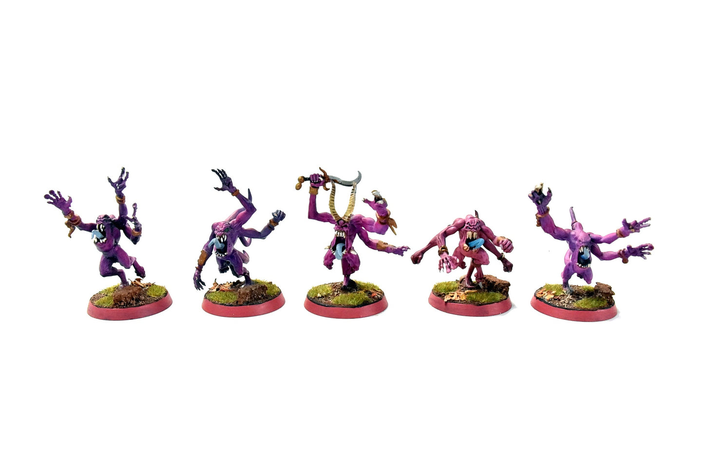 THOUSAND SONS 10 Pink Horrors #5 PRO PAINTED Warhammer 40K