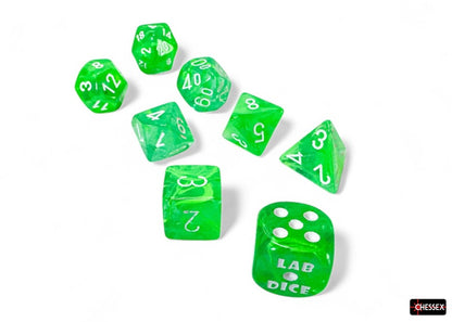 Borealis 7-Die Set Gelatinous / White