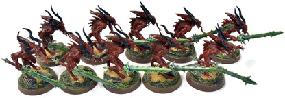 BLADES OF KHORNE 10 Bloodletters #5 WELL PAINTED Sigmar