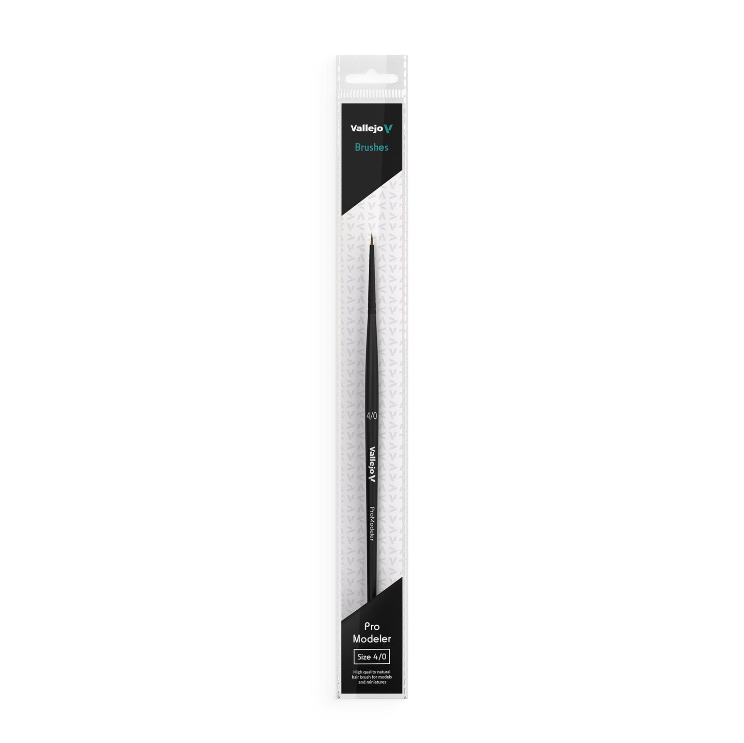 Vallejo - Natural Hair Round Brush No. 4/0 (VAL-B01040)
