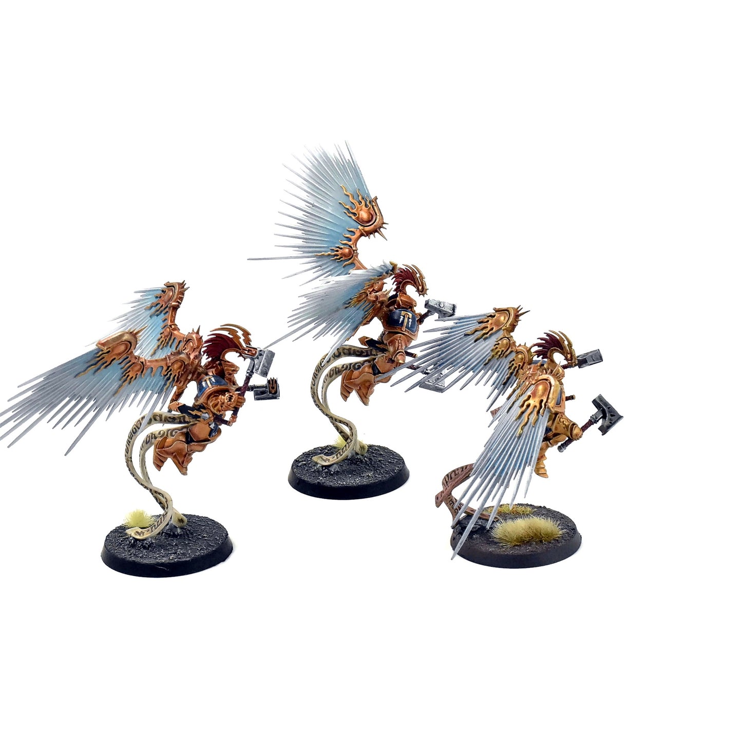 STORMCAST ETERNALS 3 Prosecutors with Celestial Hammers #2 PRO PAINTED