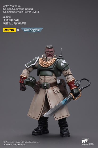 Cadian Command Squad Commander with Power Sword Astra Militarum Joy Toy