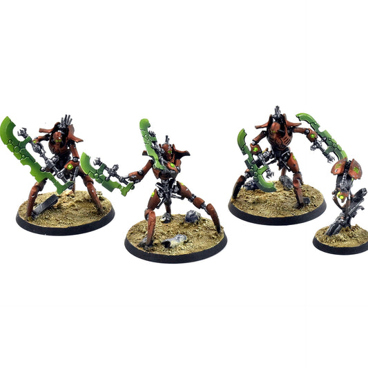 NECRONS 3 Skorpekh Destroyer & Plasmacyte #1 WELL PAINTED 40K