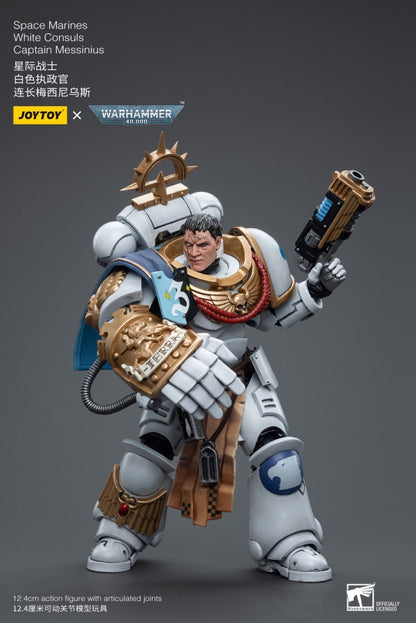White Consuls Captain Messinius Space Marines Joy Toy