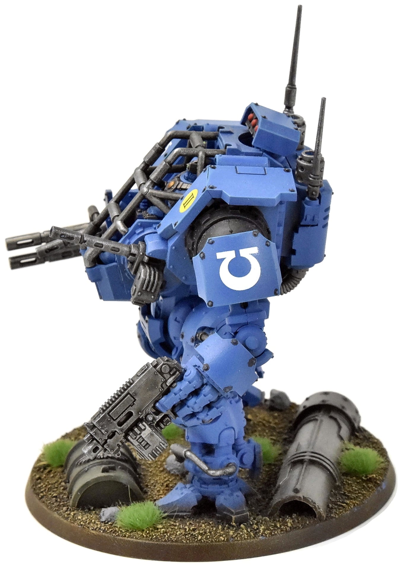SPACE MARINES Combinaison de combat tactique Invictor n° 1, peinte par un professionnel, Ultramarines 40K