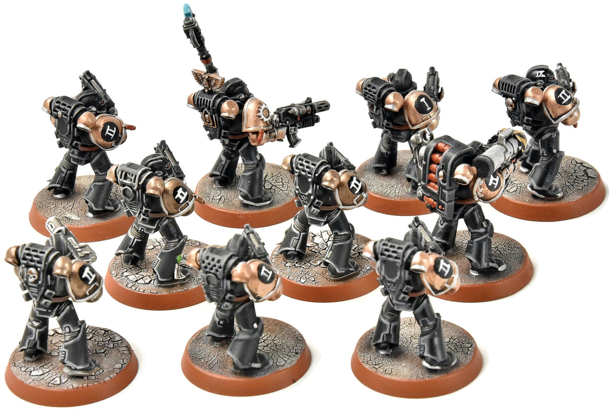 SPACE MARINES 10 Tactical Squad #3 PRO PAINTED Warhammer 40K