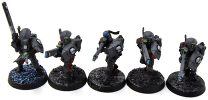 TAU EMPIRE 10 Fire Warriors #7 WELL PAINTED Warhammer 40K