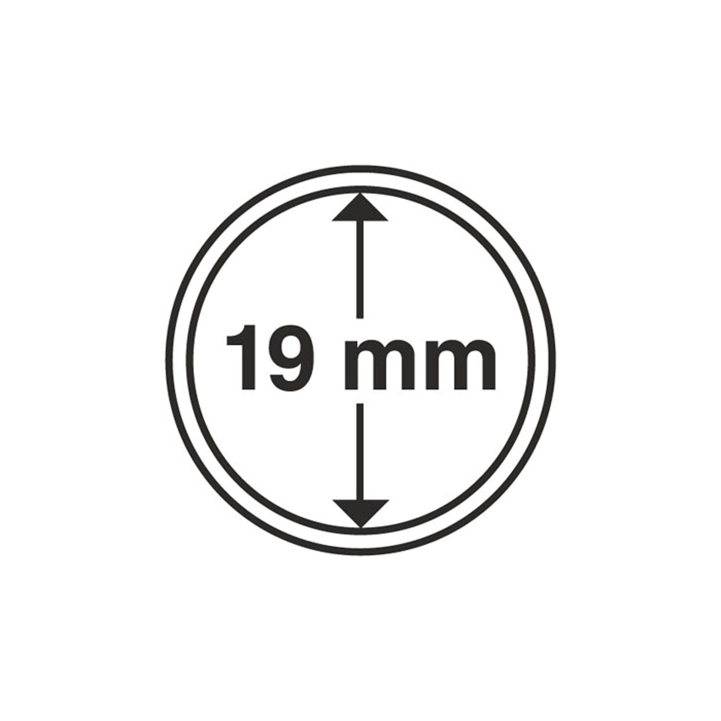 Coin Capsules Inner Diameter 19 MM