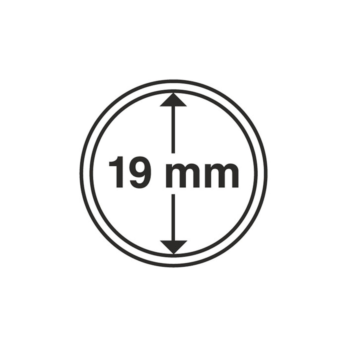 Coin Capsules Inner Diameter 19 MM