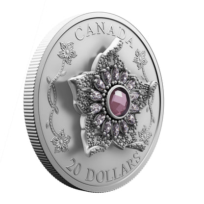 Crown Jewels Series: Williamson Diamond Brooch – 1 oz. $20 Fine Silver Coin(250100)