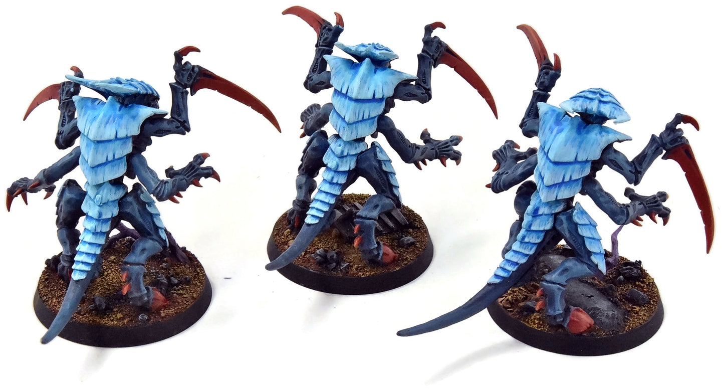 TYRANIDS 3 Tyranids Warriors #1 WELL PAINTED Warhammer 40K