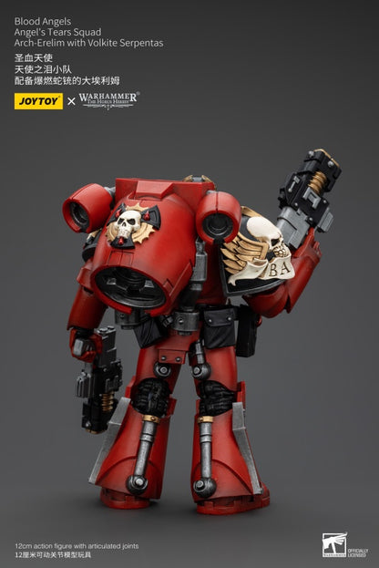Angel's Tears Squad Arch-Erelim with Volkite Serpentas Blood Angels Joy Toy