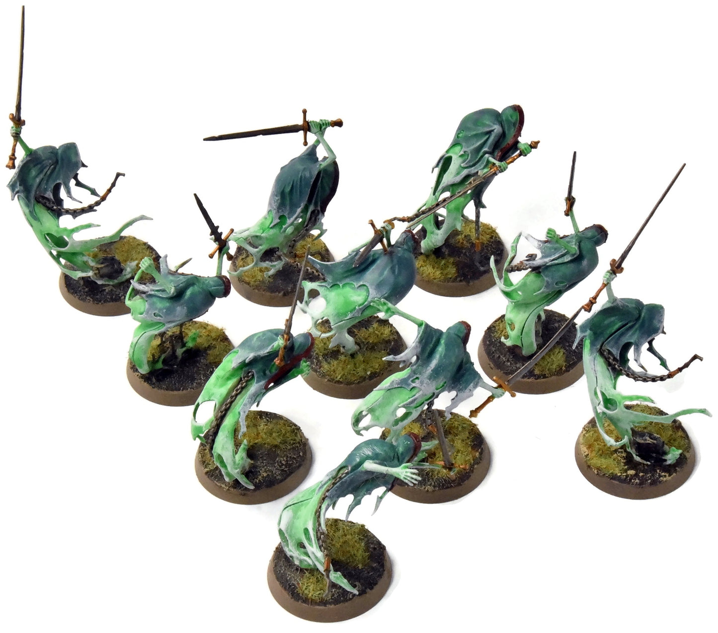NIGHTHAUNT 10 Bladegheist Revenants #1 WELL PAINTED Warhammer Sigmar