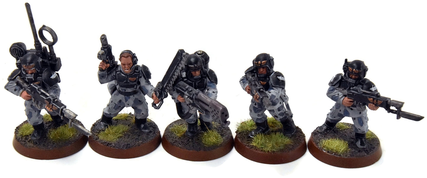 ASTRA MILITARIUM 10 Cadian Shock Troop #8 WELL-PAINTED Warhammer 40K