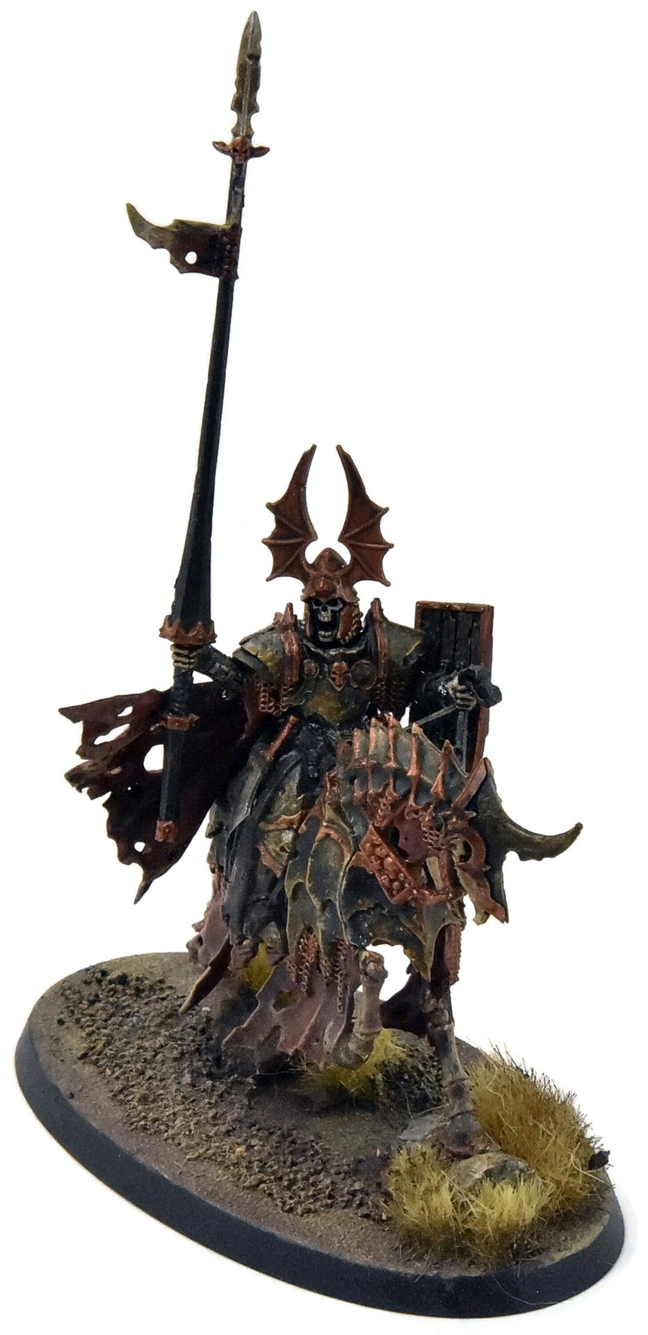 SOULBLIGHT GRAVELORDS Wight King On Skeletal Steed #1 Sigmar WELL PAINTED