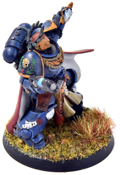 SPACE MARINES Captain #1 Ultramarines PRO PAINTED Warhammer 40K