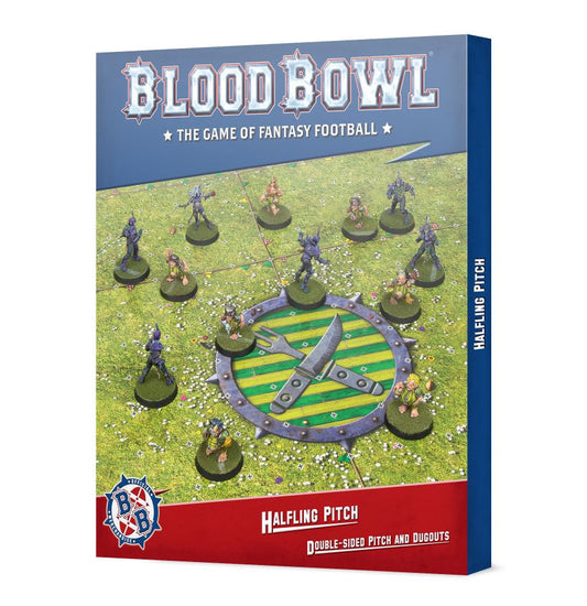 Blood Bowl - Halfling Team Pitch & Dugouts