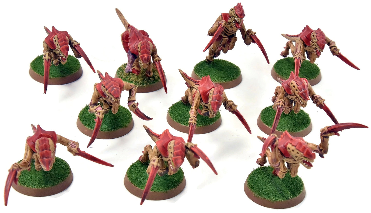 TYRANIDS 10 Hormagants #1 Warhammer 40K WELL PAINTED