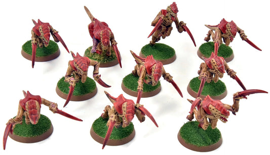 TYRANIDS 10 Hormagants #1 Warhammer 40K WELL PAINTED