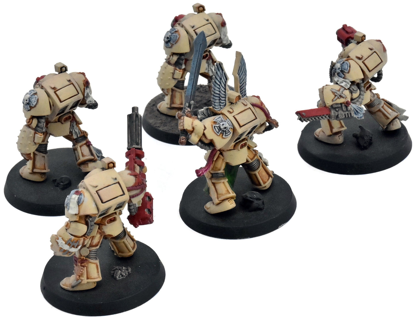 DARK ANGELS 5 Deathwing Terminators #4 WELL PAINTED Warhammer 40K