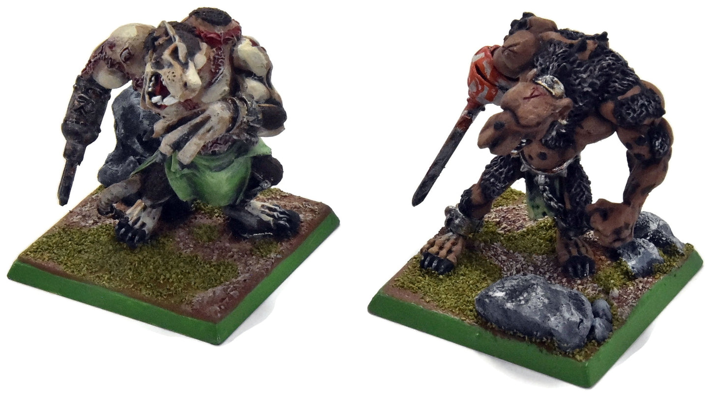 SKAVEN 2 Rat Ogres #3 METAL Warhammer Fantasy