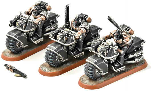 SPACE MARINES 3 Bikers #4 PRO PAINTED Warhammer 40K