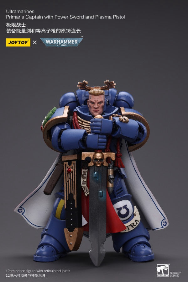 Primaris Captain with Power Sword and Plasma Pistol Ultramarines Joy Toy