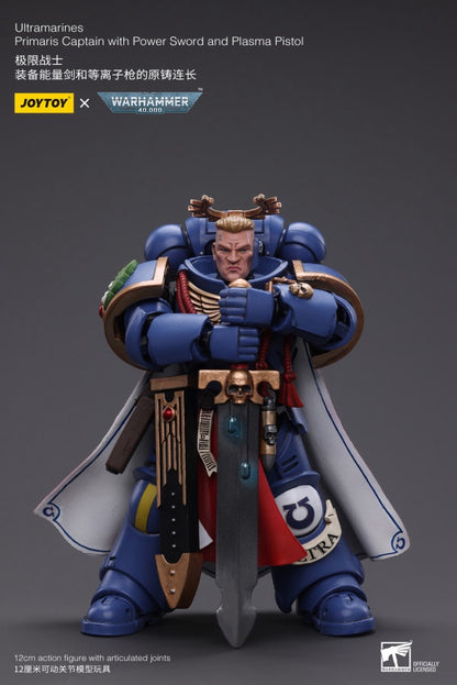 Primaris Captain with Power Sword and Plasma Pistol Ultramarines Joy Toy