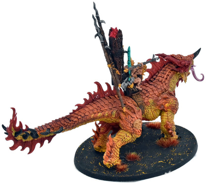 FYRESLAYERS Auric Runeson On Magmadroth #1 PRO PAINTED Warhammer Sigmar