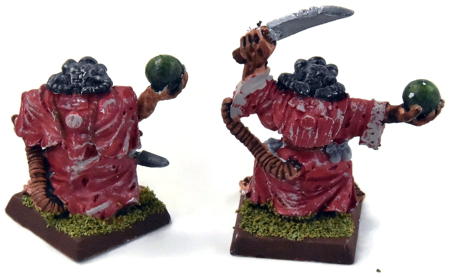 SKAVEN 2 Skryre Acolytes #1 METAL No backpacks Warhammer Fantasy