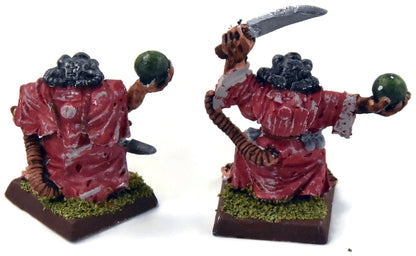 SKAVEN 2 Skryre Acolytes #1 METAL No backpacks Warhammer Fantasy