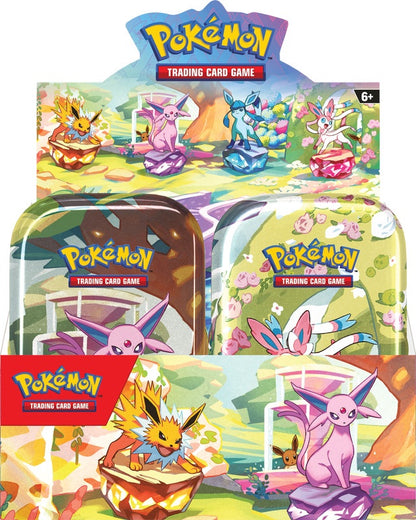 Pokemon Sv8.5 Prismatic Evolutions Mini Tin