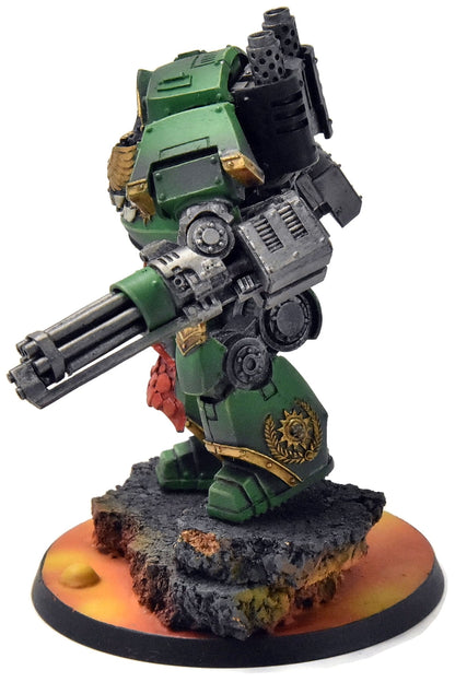 SPACE MARINES Contemptor Dreadnought #3 WELL PAINTED Warhammer 40K Salamanders