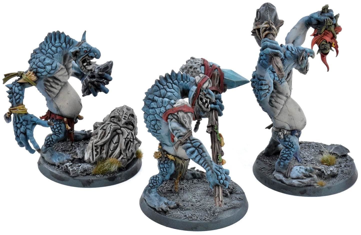 GLOOMSPITE GITZ 3 Rockgut Troggoths #1 WELL PAINTED Warhammer Sigmar