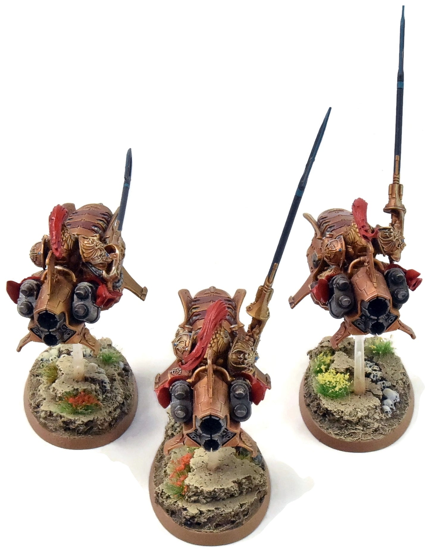 ADEPTUS CUSTODES 3 Dawneagle Jetbikes #2 PRO PAINTED Warhammer 40K