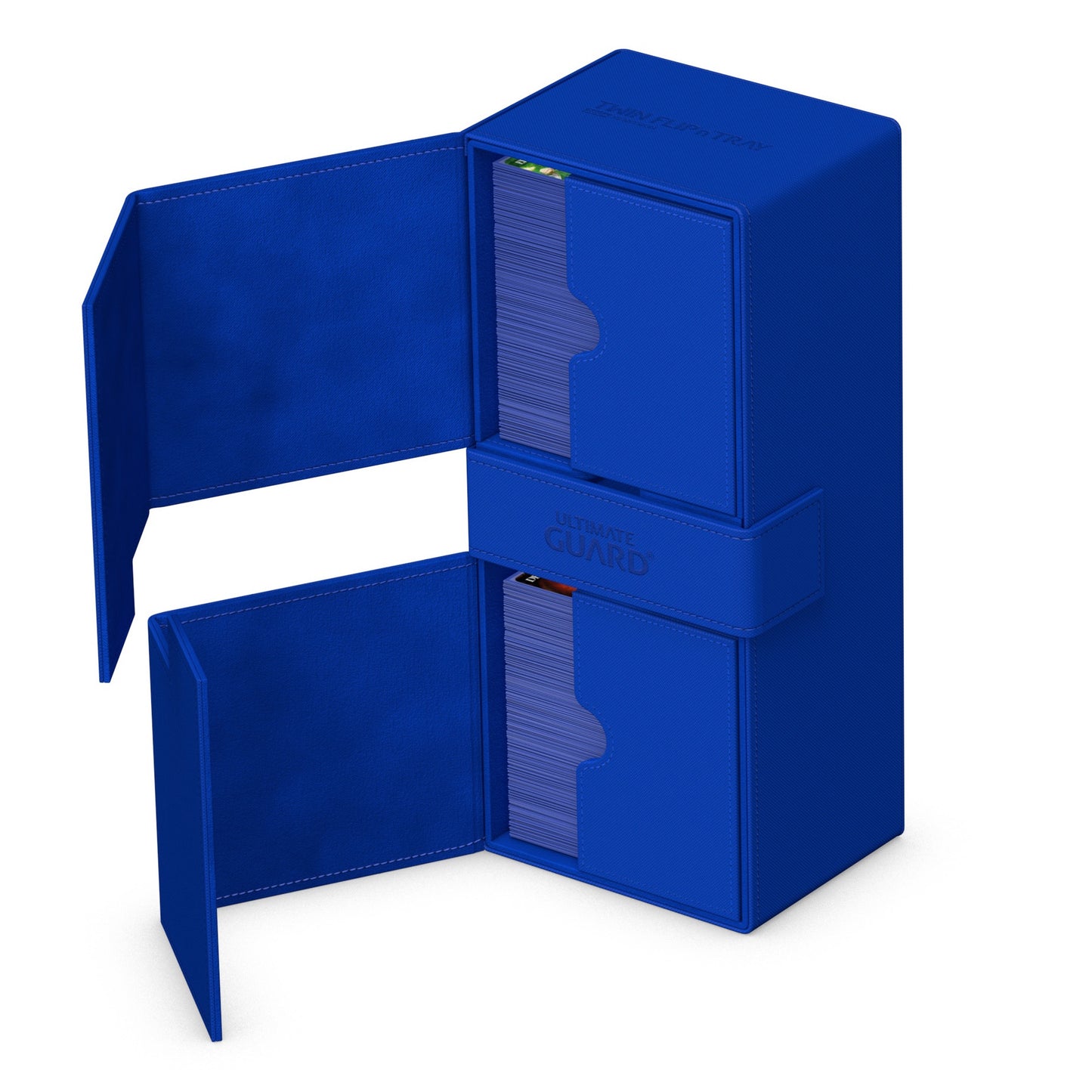 Ultimate Guard Twin Flip N Tray Deck Case Monocolor Blue 266+