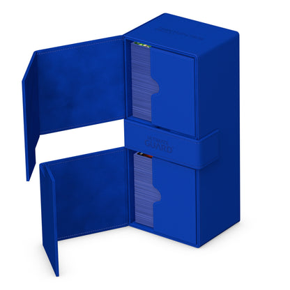 Ultimate Guard Twin Flip N Tray Deck Case Monocolor Blue 266+