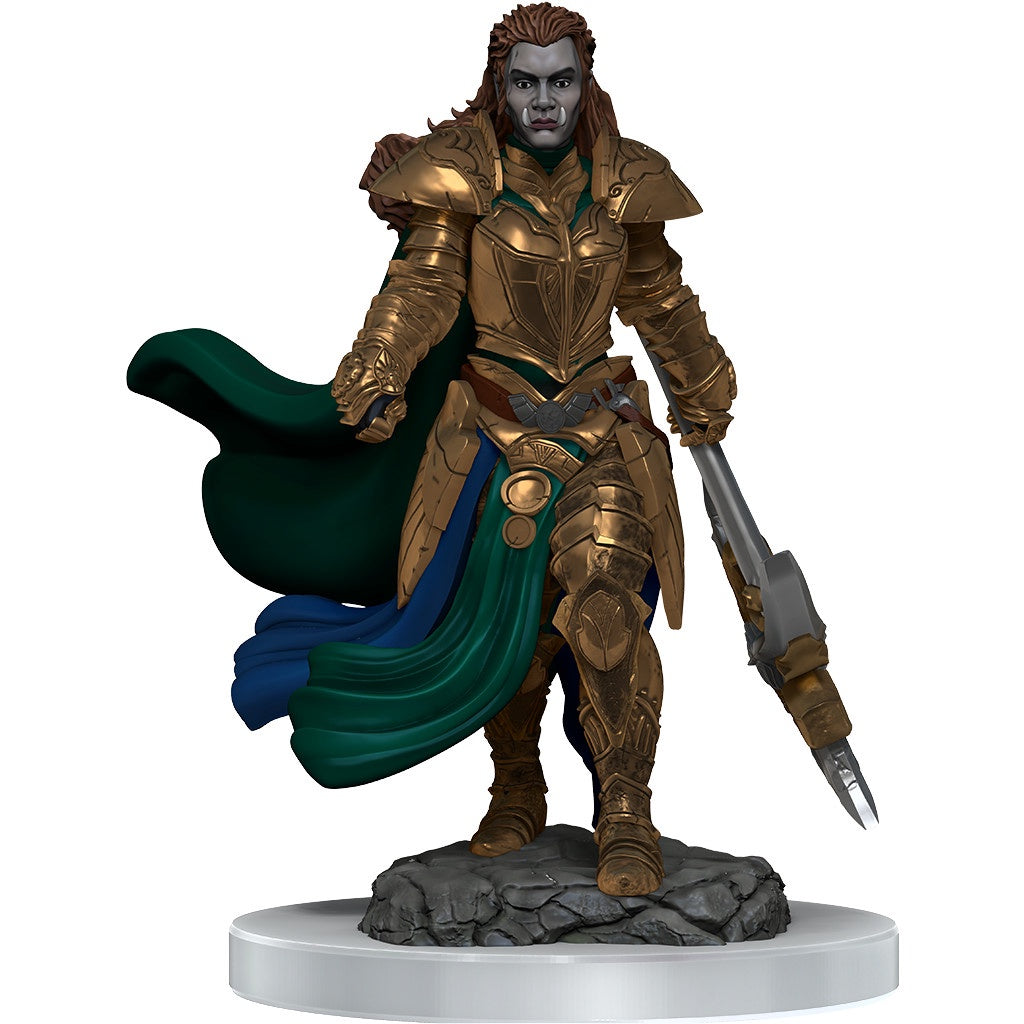 D&d Unpainted Minis Wv20 Orc Fighter Female
