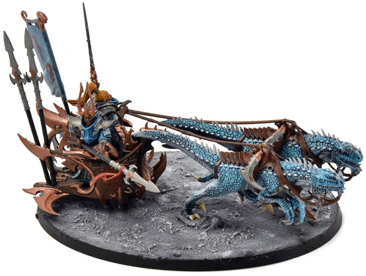 CITIES OF SIGMAR Drakespawn Chariot #4 WELL PAINTED Sigmar