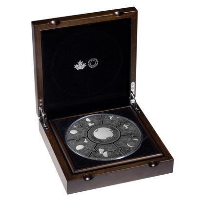 Fine Silver Puzzle Coin Set - Moon Phases