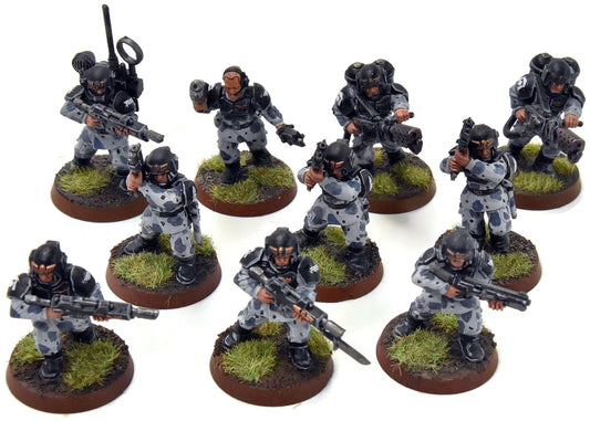 ASTRA MILITARIUM 10 Cadian Shock Troops #22 WELL-PAINTED Warhammer 40K