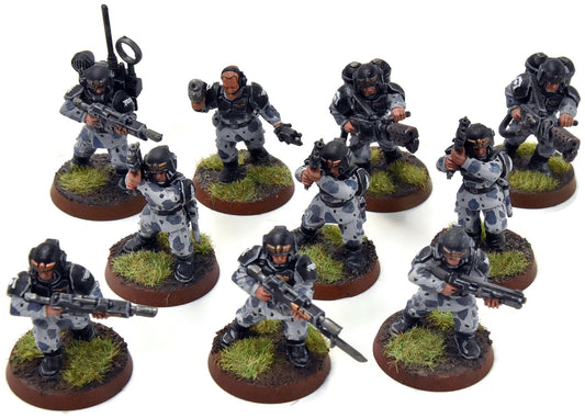 ASTRA MILITARIUM 10 Cadian Shock Troops #22 WELL-PAINTED Warhammer 40K
