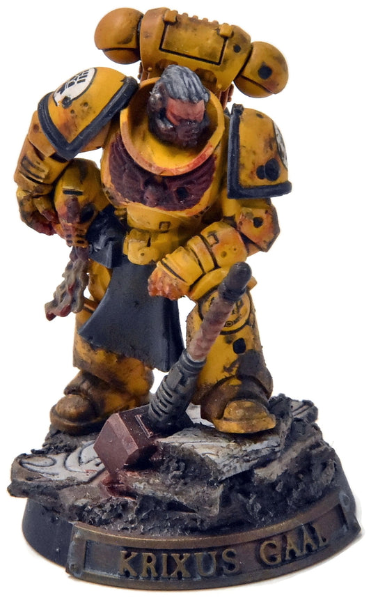 IMPERIAL FISTS Primaris Captain Converted #3 PRO PAINTED Warhammer 40K