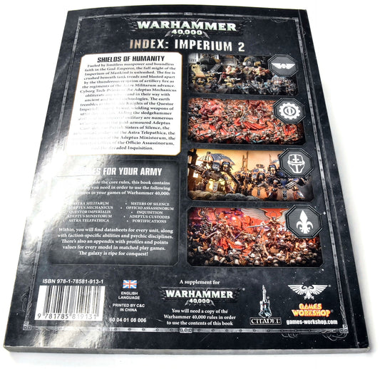 WARHAMMER 40K Index Imperium 2 Eight Edition Good Condition Warhammer 40K