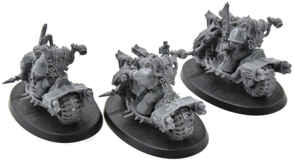CHAOS SPACE MARINES 3 Bikers #1 Warhammer 40K